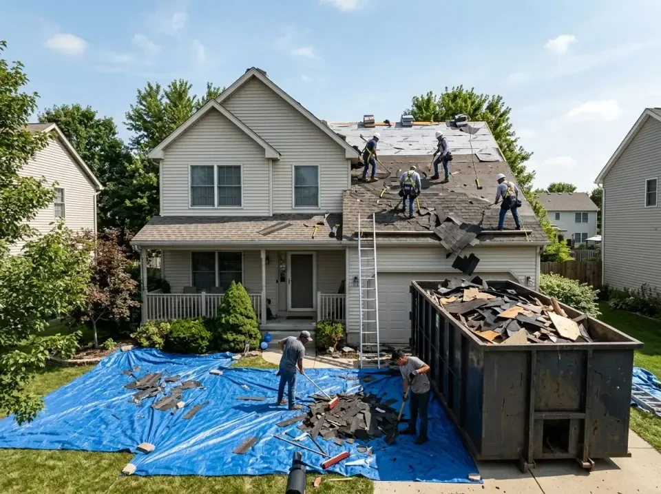 roof-replacement-debris-remova-004 — frequently asked questions, Cheapest Dumpster Rentals in Loogootee, IN